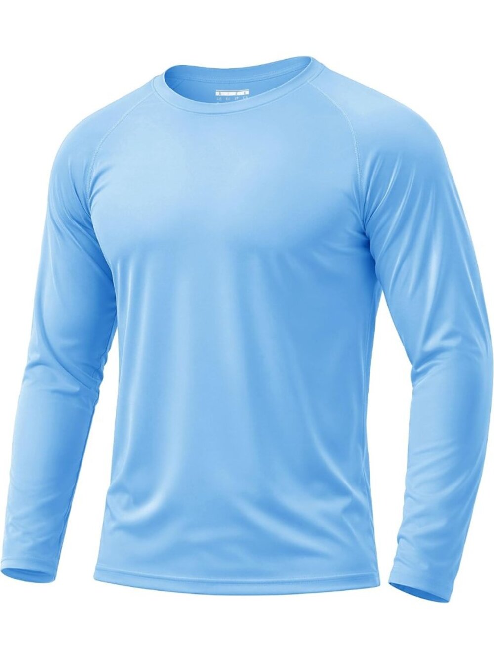 Men's UPF 50+ Sun Protection Long Sleeve Quick Dry Swim Rash Guard T-Shirt
